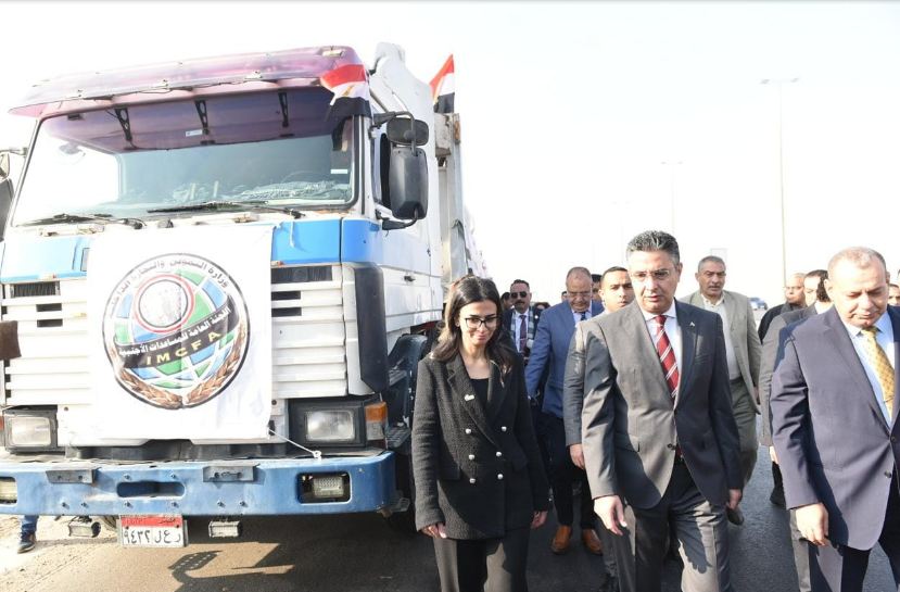 التموين تطلق القافلة الـ15 من المساعدات إلى غزة بالتعاون مع هيئة الإغاثة الكاثوليكية

