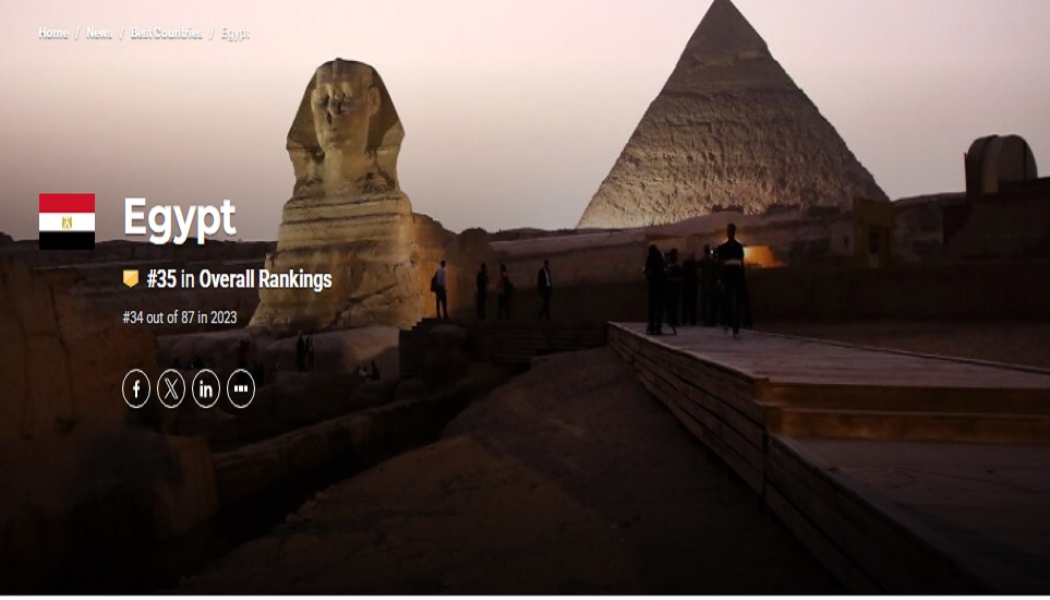 مصر في الترتيب الأول ضمن أفضل 15 دولة في العالم ذات أغنى تاريخ 