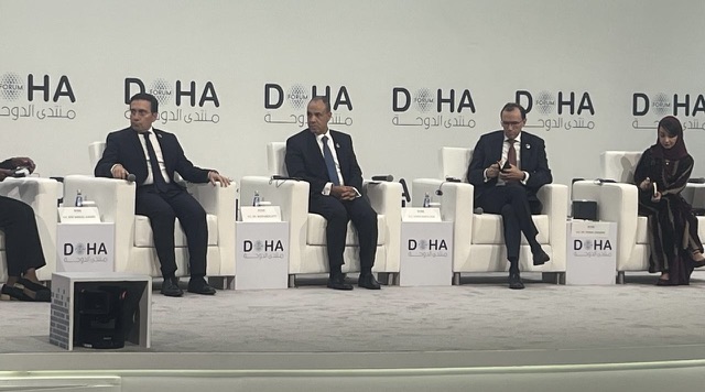 وزير الخارجية يشارك في جلسة بشأن إعادة تقييم المسؤوليات العالمية ومسارات السلام في غزة