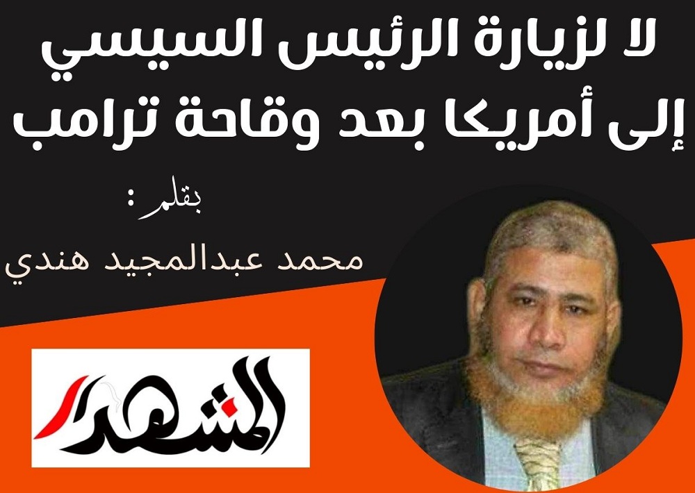 لا لزيارة الرئيس السيسي إلى أمريكا بعد وقاحة ترامب

