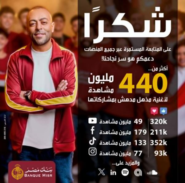 بنك مصر يتصدر المشهد الرمضاني 2025 بإعلان 