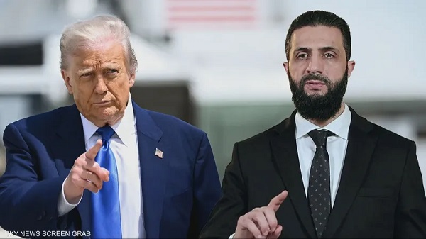 ترامب يلتقي الشرع في الرياض


