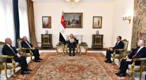 الرئيس السيسي يستقبل وزير خارجية العراق ويؤكد دعم مصر الكامل للقمة العربية المقبلة في بغداد
