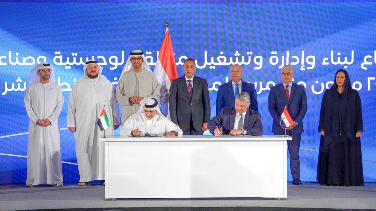 اقتصادية قناة السويس: الاتفاق مع موانئ أبوظبي 