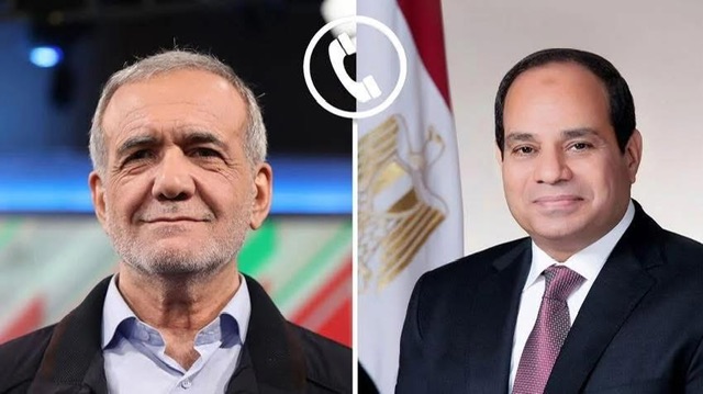 السيسي لبزشكيان: لا للحلول العسكرية والتصعيد ضد إيران يهدد استقرار الشرق الأوسط