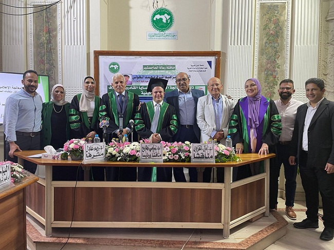 إبراهيم الخولي خريج إعلام  CIC أول الحاصلين على درجة الماجستير بتقدير 