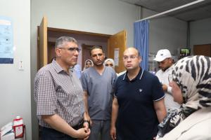 محافظ الجيزة: تطوير شامل لمستشفى حميات الصف بالتعاون مع المجتمع المدني 
