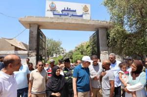 خلال زيارة مفاجئة لمستشفى الصدر محافظ المنيا يوجه بفتح صالة انتظار لذوي المرضى