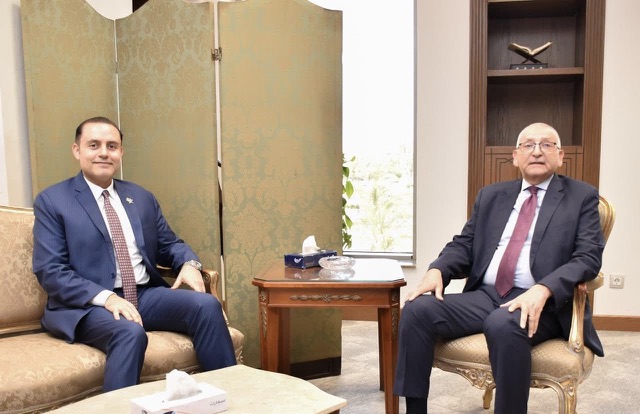 سفير قطر يبحث مع مساعد وزير الخارجية تعزيز التعاون مع مصر