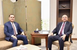 سفير قطر يبحث مع مساعد وزير الخارجية تعزيز التعاون مع مصر
