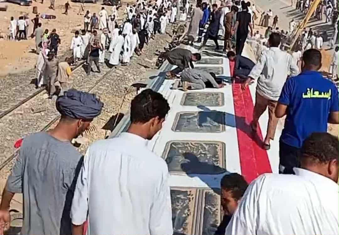 54 مصابًا و3 وفيات في حادث قطار مطروح.. والصحة: كل الإمكانيات مسخرة