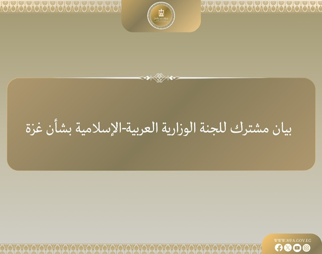 اللجنة الوزارية العربية الإسلامية بشأن غزة تأسف لقرار أمريكا بعدم منح التأشيرات لوفد فلسطين