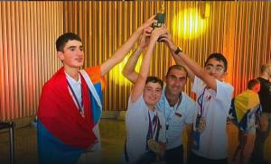 أرمينيا تفوز بالمركز الأول والميدالية الذهبية في أولمبياد الروبوتات العالمي بسلوفينيا