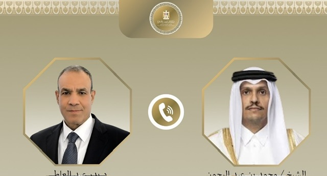 وزيرا خارجية مصر وقطر يبحثان التداعيات الوخيمة للعمليات الاسرائيلية فى غزة