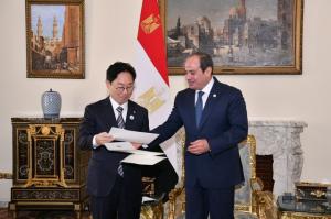 الرئيس السيسي يتلقى رسالة من نظيره الكوري بمناسبة مرور 30 عاماً على العلاقات الدبلوماسية 