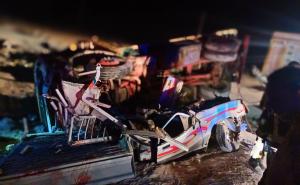 مصرع وإصابة ٢٠ شخصا فى حادث تصادم بالمنيا