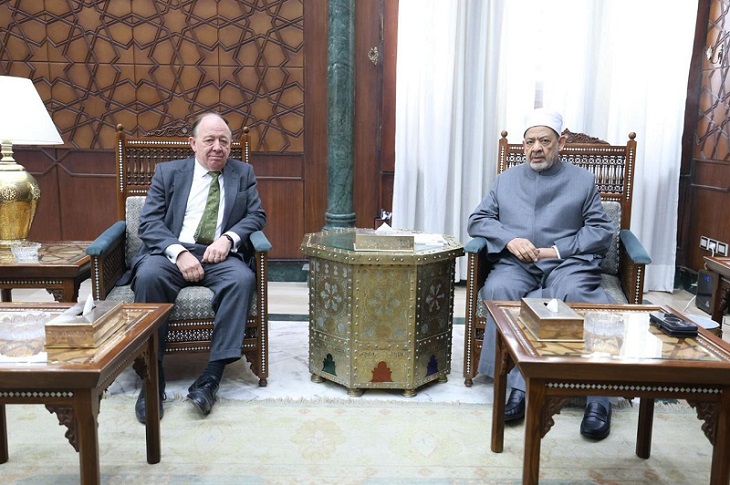 شيخ الأزهر: نحيي الشعب الأرجنتيني على موقفه الإنساني تجاه غزة 