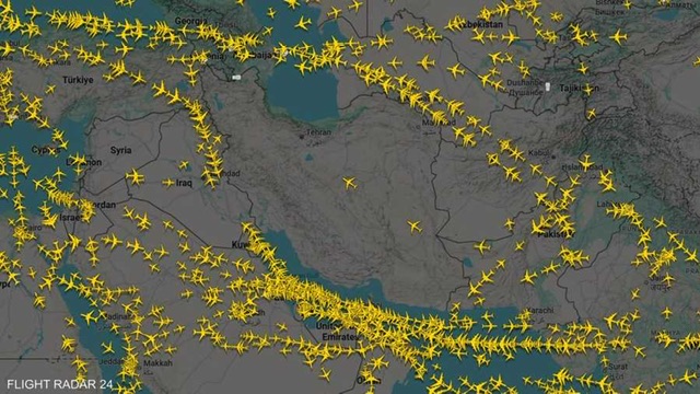 إيران تُغلق مجالها الجوي أمام جميع الرحلات وتستثني الدولية الحاصلة على إذن مسبق