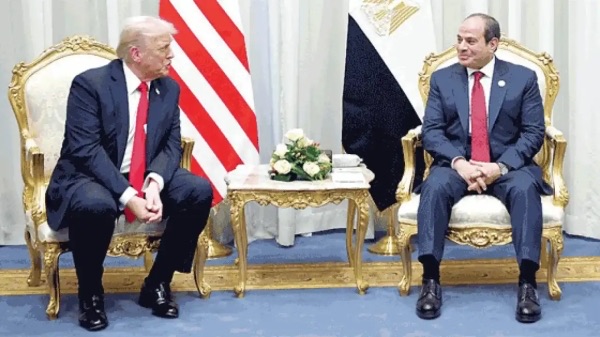 السيسي وترامب يبحثان في دافوس تعزيز الشراكة الاستراتيجية والقضايا الإقليمية المشتركة