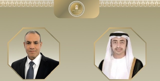 وزيرا خارجية مصر والإمارات يبحثان دعم العلاقات الثنائية وتطورات غزة والسودان