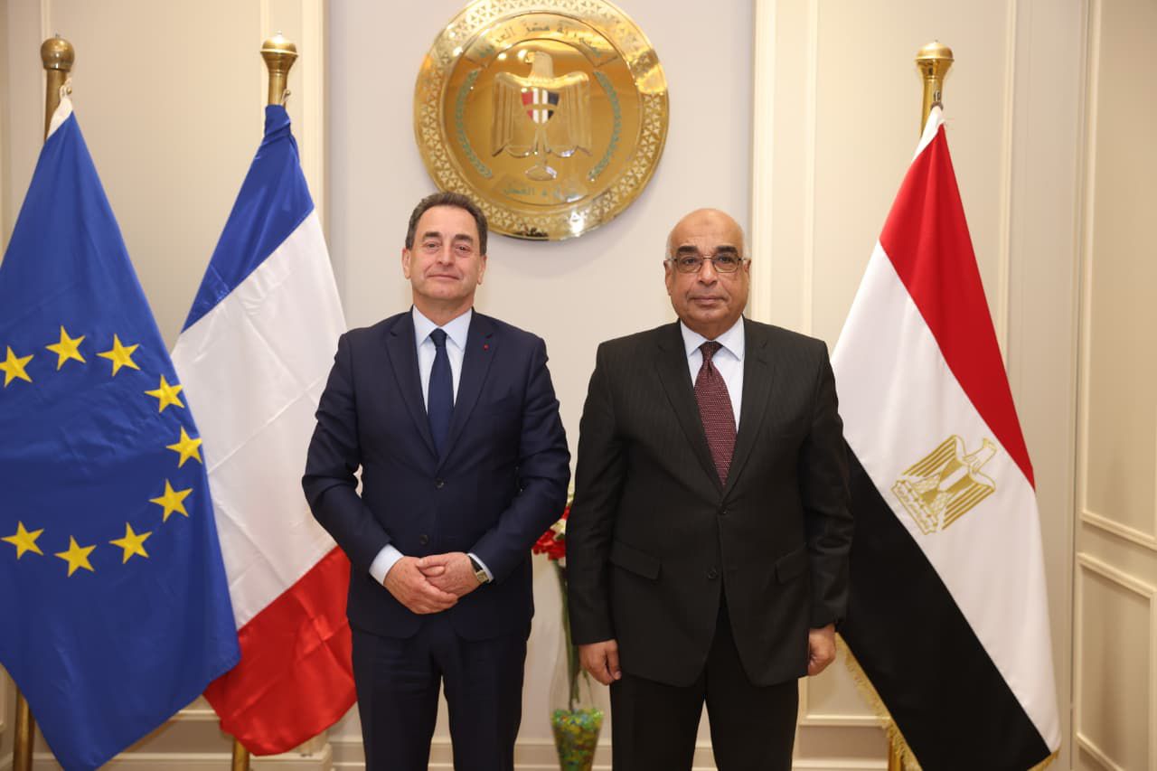 وزير العدل يستقبل سفير فرنسا بالقاهرة