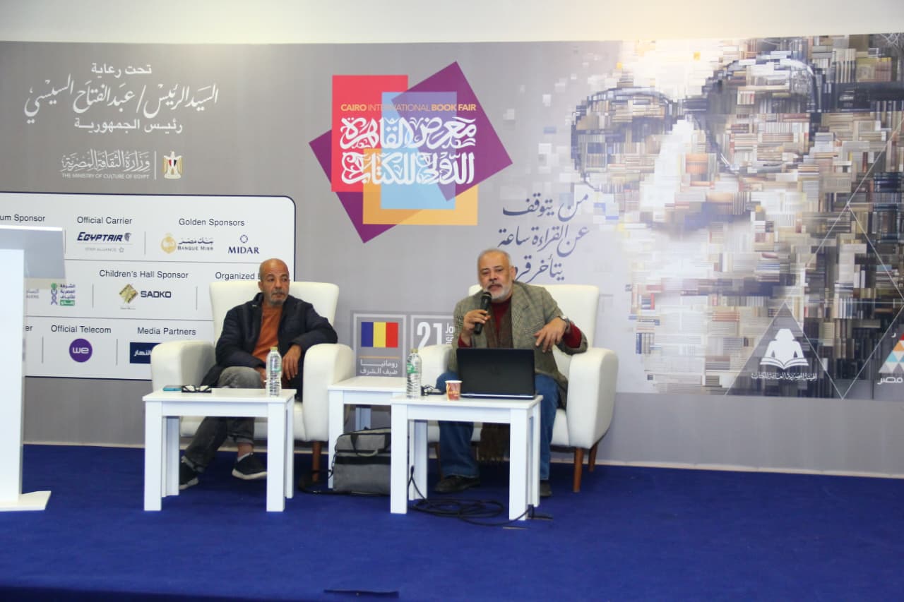 لقاء مع الشاعر مسعود شومان في معرض القاهرة الدولي للكتاب