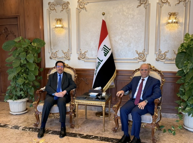 سفيرا العراق وموريتانيا بالقاهرة يبحثان تعزيز العلاقات الثنائية والتنسيق العربي المشترك