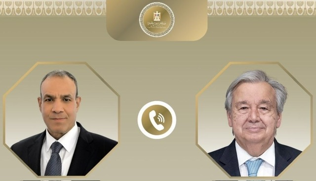 اتصال هاتفي بين وزير الخارجية وسكرتير عام الأمم المتحدة