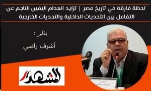 لحظة فارقة في تاريخ مصر | تزايد انعدام اليقين الناجم عن التفاعل بين التحديات الداخلية والتحديات الخارجية 