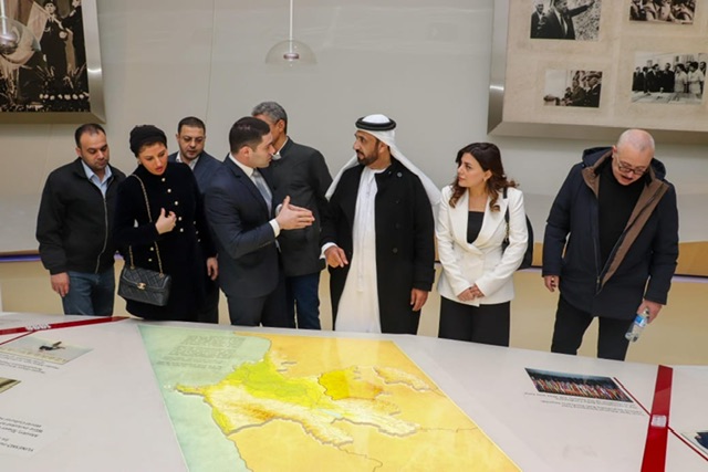 وفد البرلمان العربي يقوم بزيارة مركز حيدر علييف الثقافي في باكو