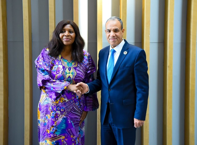 وزير الخارجية يلتقي مفوضة الشئون الاقتصادية والتجارة والسياحة والصناعة والمعادن بالاتحاد الأفريقي