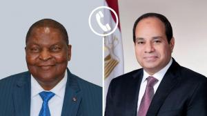 الرئيس السيسي يهنئ رئيس إفريقيا الوسطى بإعادة انتخابه