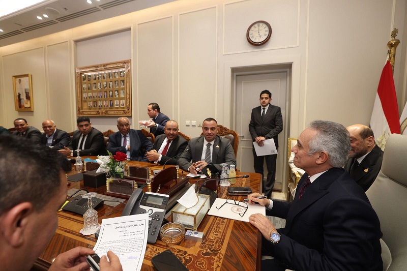 وزير العدل يلتقي عدداً من أعضاء مجلسي النواب والشيوخ