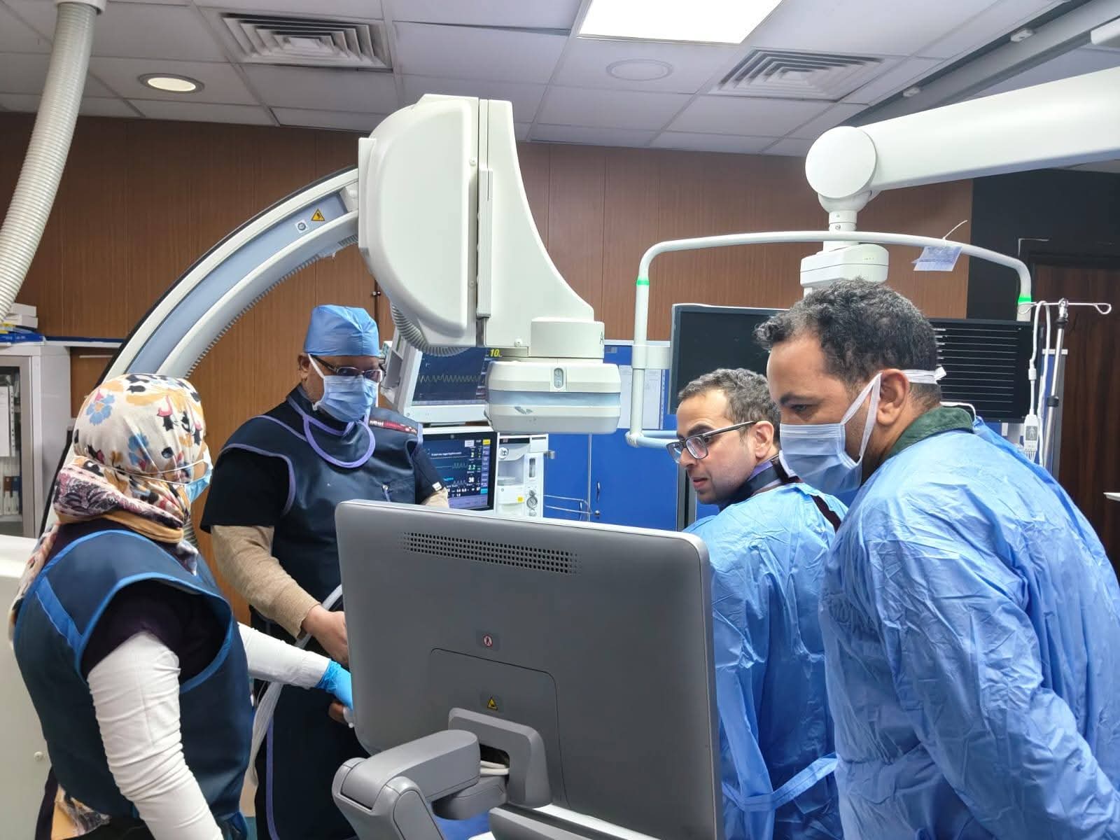 لأول مرة بمستشفى طيبة التخصصي بالأقصر.. إجراء 4 حالات قسطرة مخية ناجحة

