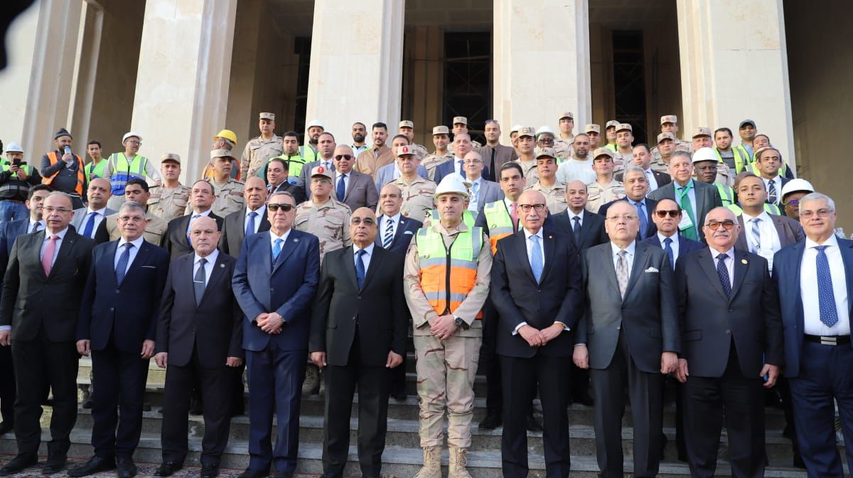 وزير العدل و رئيس الدستورية العليا و رؤساء الهيئات القضائية الإفريقية يتفقدون مدينة العدالة بالعاصمة الجديدة