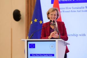 سفيرة الاتحاد الأوروبي: 600 مليون يورو دعمًا لقطاع المياه في مصر وتمكين المرأة يعزز التنمية المستدامة