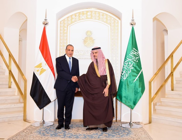 مباحثات مصرية سعودية بالرياض لتنسيق الجهود العربية بشأن التصعيد العسكري بالمنطقة