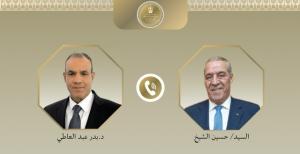 وزير الخارجية يبحث هاتفياً مع نائب الرئيس الفلسطيني تطورات الأوضاع في الضفة الغربية وقطاع غزة