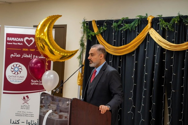 سفير قطر في كندا يشارك المجتمع المسلم بأجواء رمضان في أوتاوا