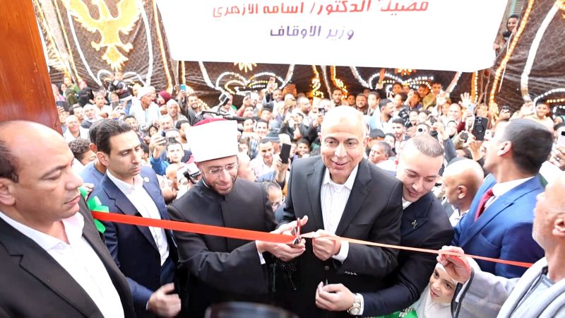 دعماً لقرى المواطنة..وزير الأوقاف ومحافظ المنيا يفتتحان مسجد الشيخ محمد دوداي بقرية طنبدي بمغاغة