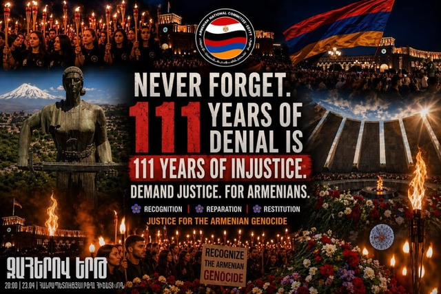 في الذكرى الـ111 للإبادة الجماعية الأرمنية.. جرح إنساني مفتوح ونداءات متجددة لتحقيق العدالة