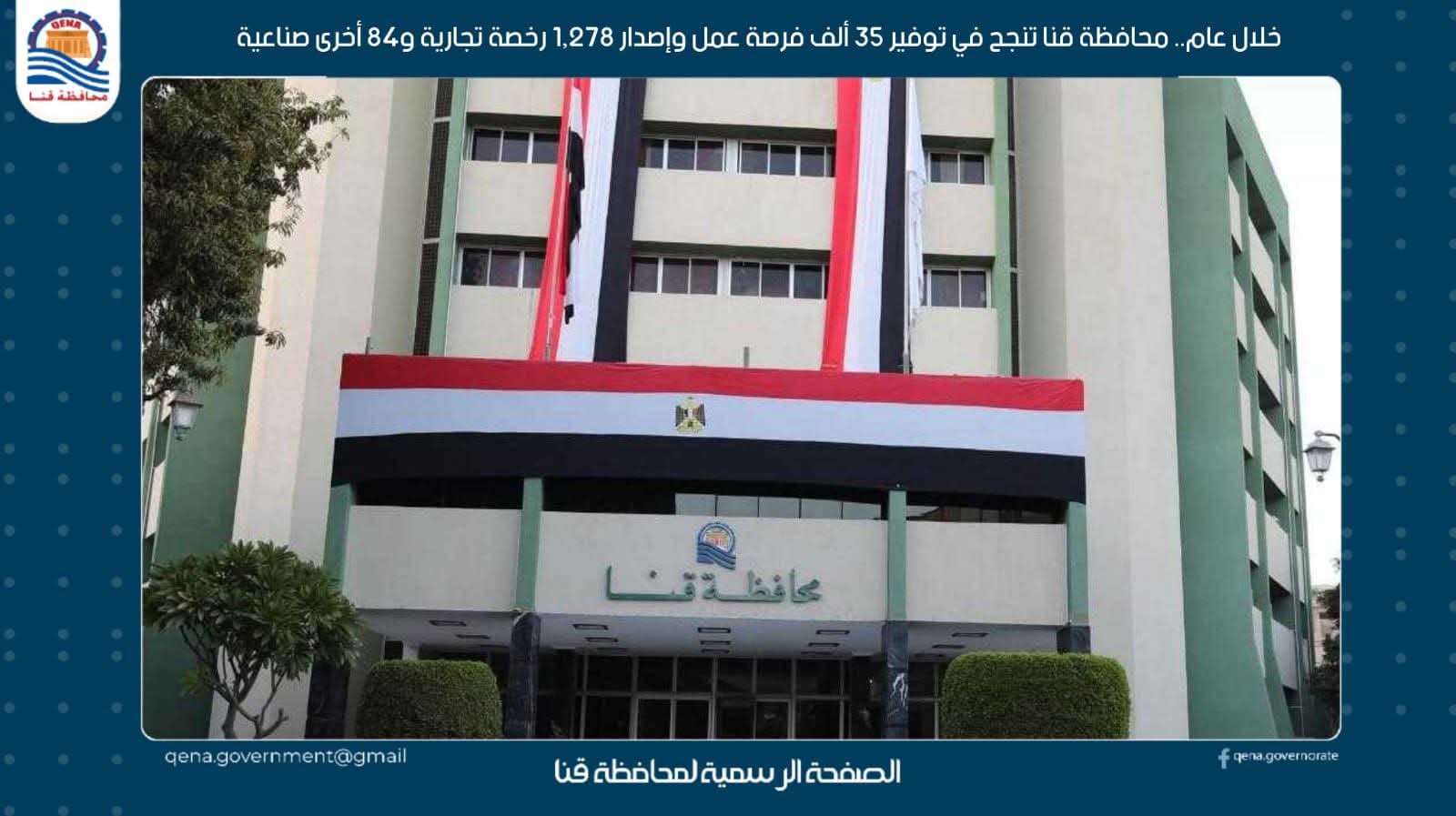 توفير 35 ألف فرصة عمل وإصدار 1.278 رخصة تجارية فى قتا خلال العام الماضي 

