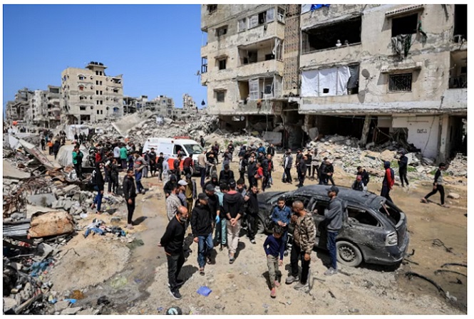 مقتل 10 على الأقل في هجوم للاحتلال الإسرائيلي قرب مدرسة تؤوي نازحين في غزة