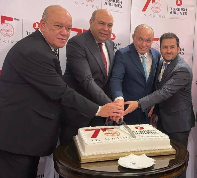 وزير الطيران يشارك في احتفالية الخطوط التركية بمناسبة مرور 75 عامًا على بدء رحلاتها للقاهرة

