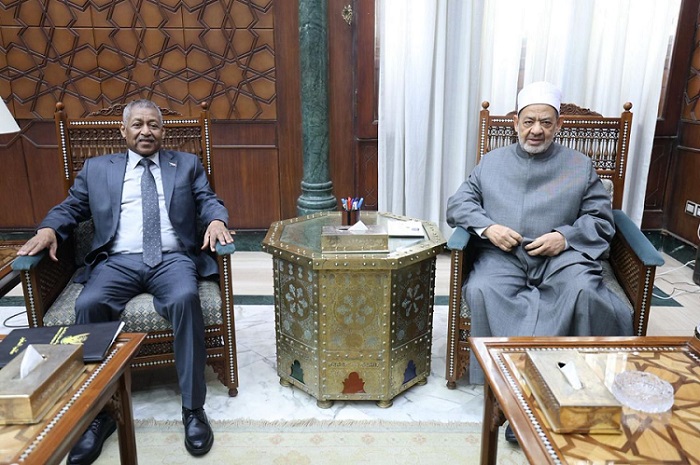 شيخ الأزهر يدعو الشعب السوداني للوقوف في وجه مخططات التقسيم والحفاظ على وحدة السودان


