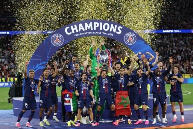 باريس سان جيرمان بطلاً لدوري أبطال أوروبا بعد الفوز على آرسنال