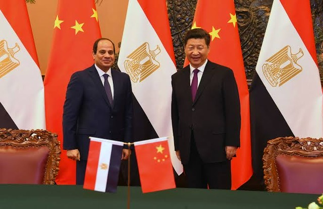 الرئيس السيسي ونظيره الصيني يتبادلان التهنئة  بمناسبة الذكرى الـ70 لإقامة العلاقات بين البلدين