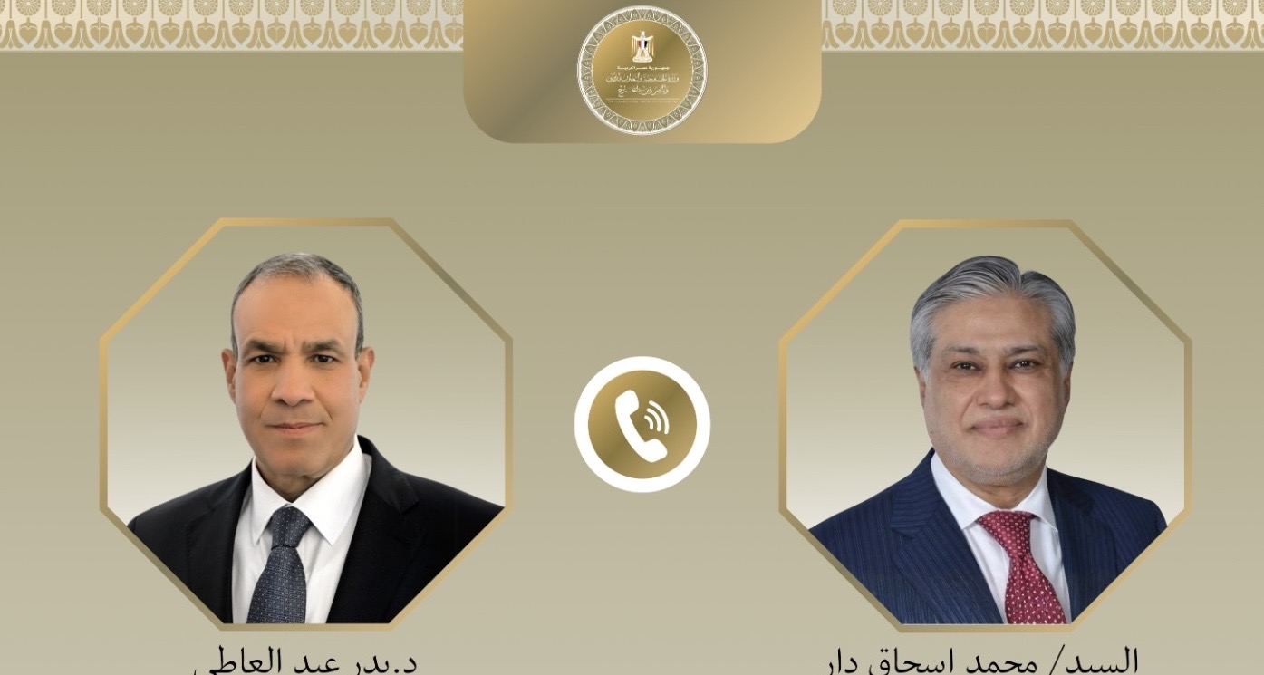 وزير الخارجية يبحث مع نظيره الباكستاني التطورات الإقليمية والجهود المشتركة لخفض التصعيد