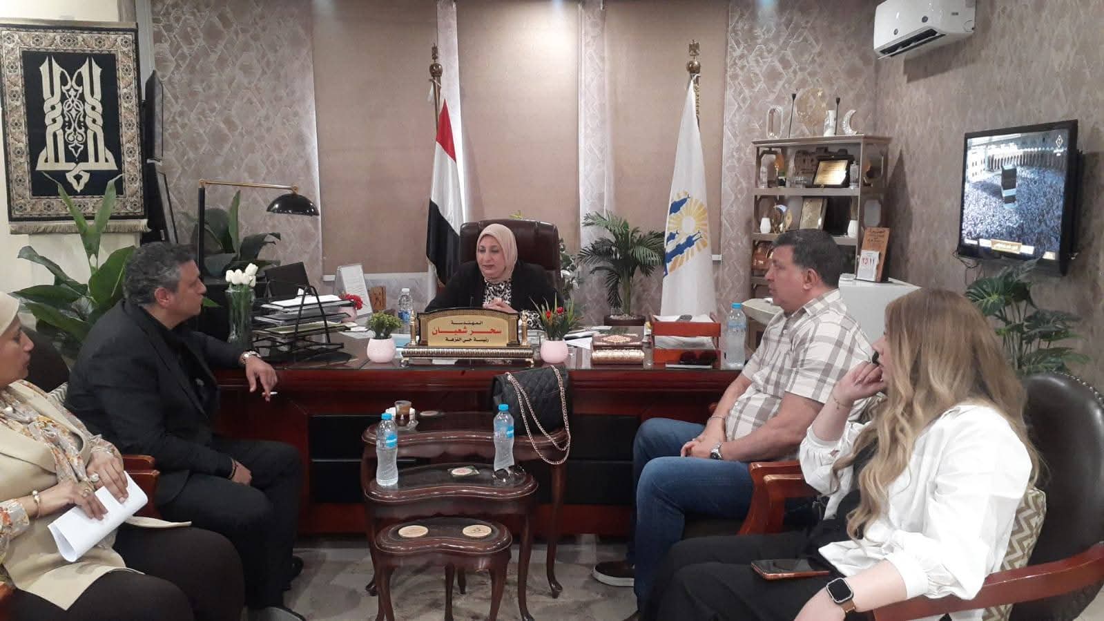 تنسيق مشترك لخدمة المواطنين.. رئيس حي النزهة تلتقي النائب يوسف رشدان لبحث أبرز الملفات الخدمية