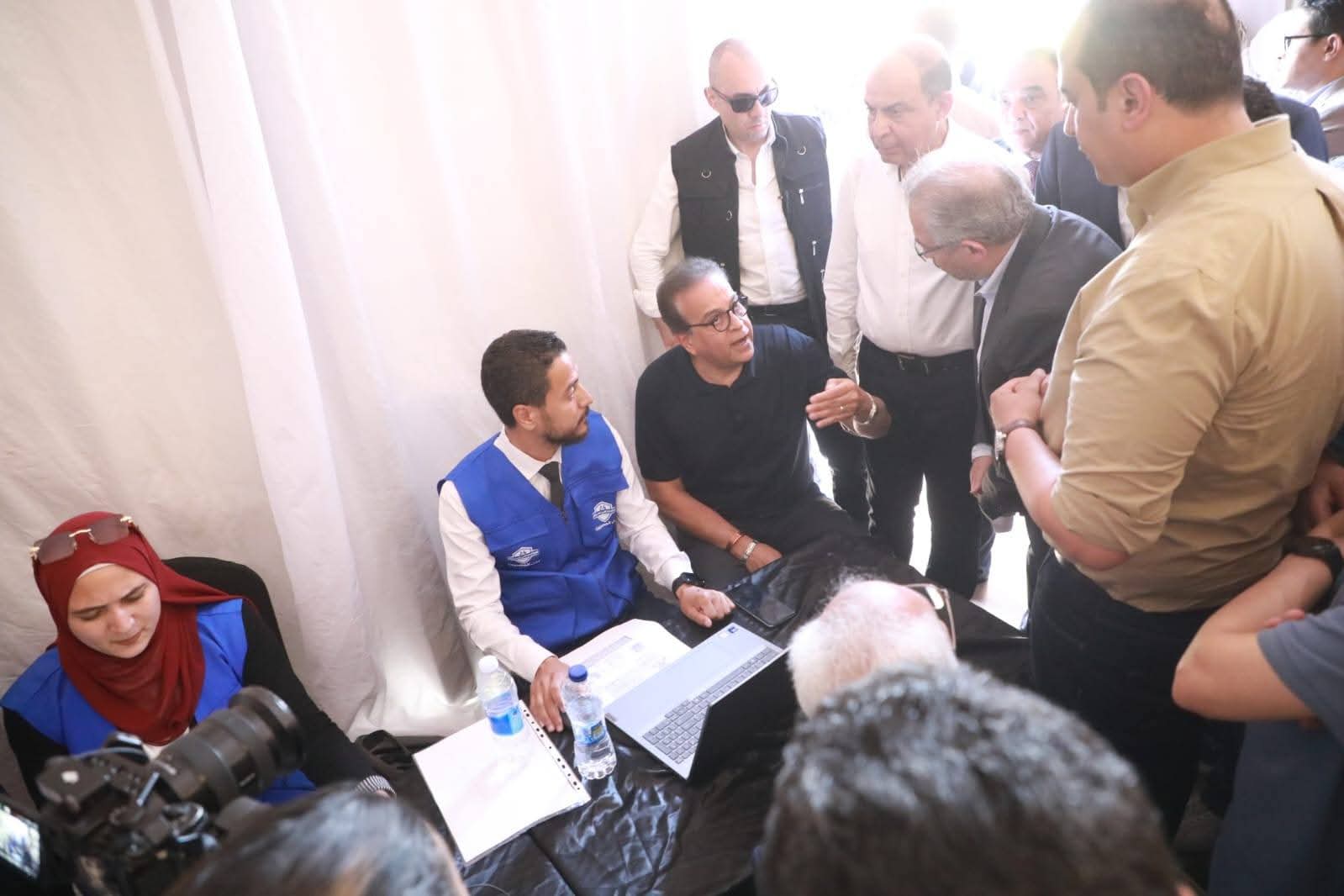 وزير الصحة يشهد تسجيل المواطنين بمنظومة التأمين الصحي الشامل بالمنيا ويتفقد مركز التدريب والمحاكاة